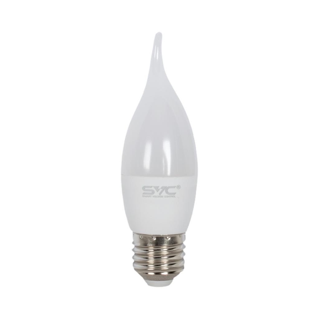 Лампа светодиодная SVC LED CB35-9W-E27-3000K Свеча на ветру Тёплый