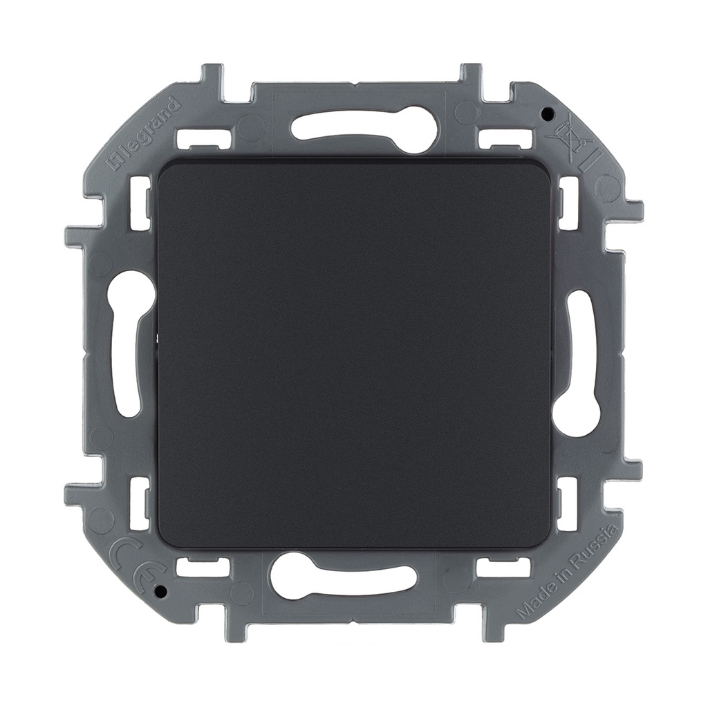 Переключатель одноклавишный Legrand Inspiria 673653 10 AX 250 В антрацит