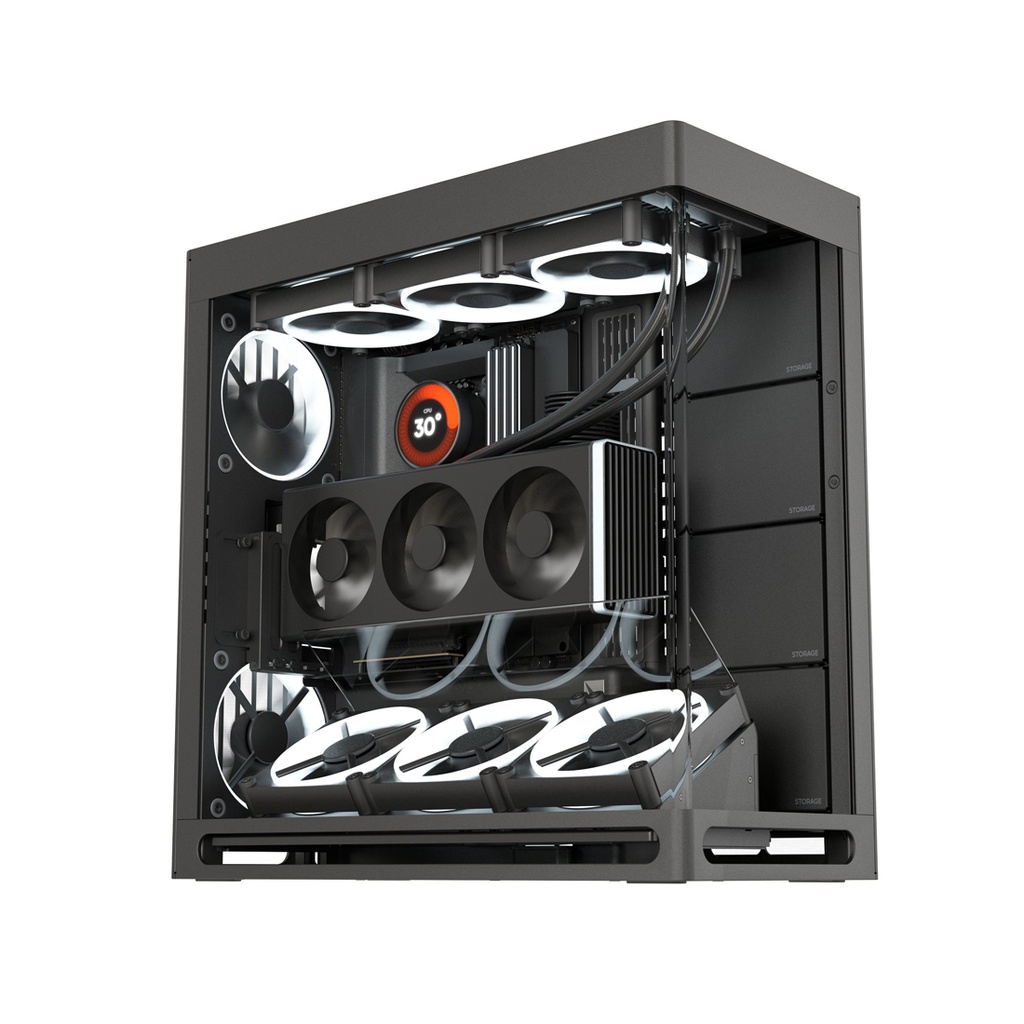 Компьютерный корпус HAVN HS 420 VGPU BK без Б/П