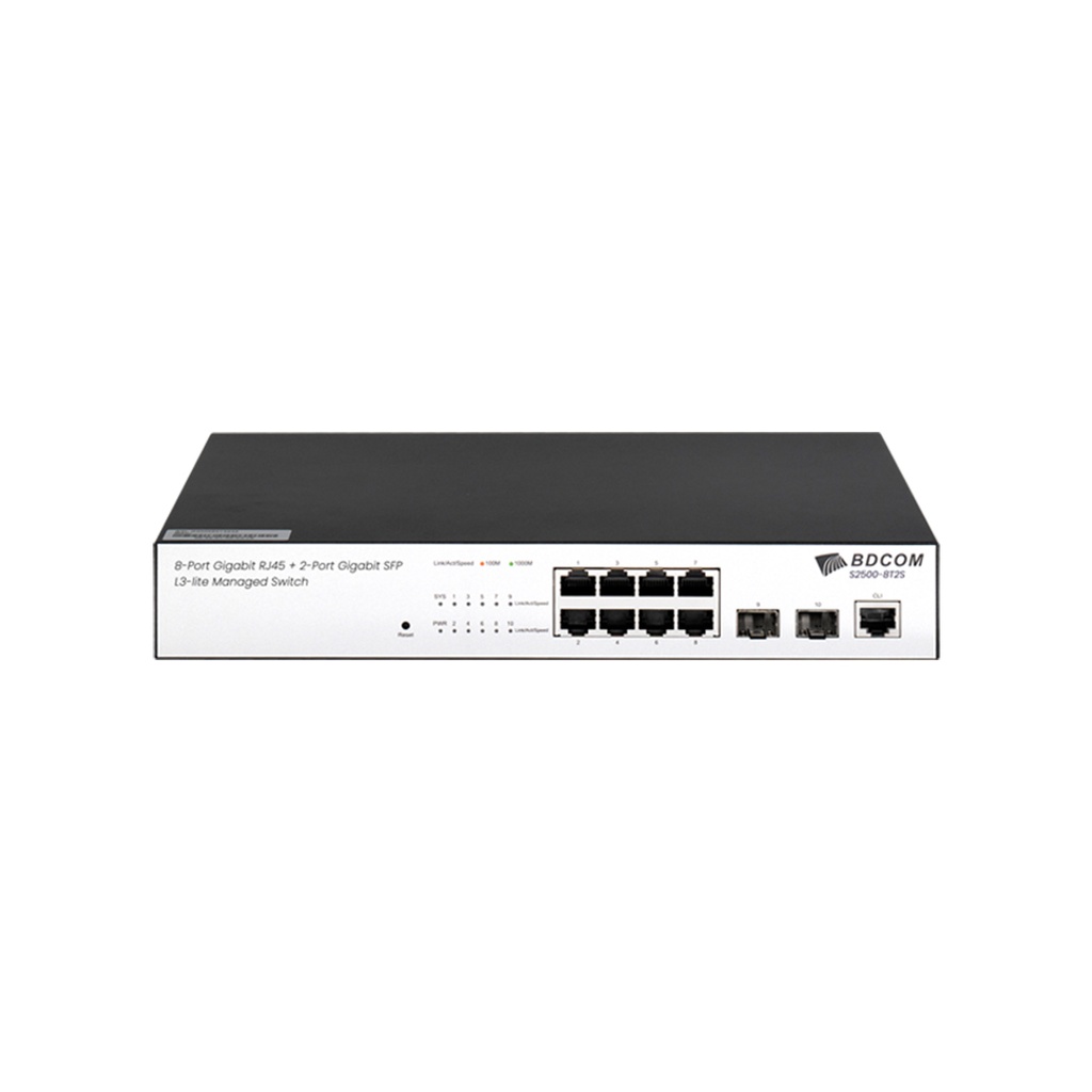 Коммутатор BDCOM S2500-8T2S