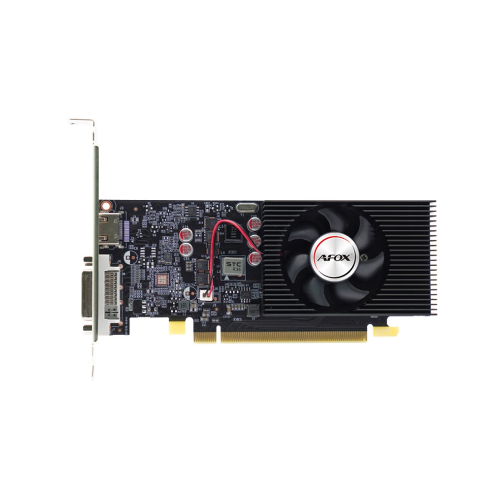 Видеокарта AFOX GT1030 4GB D4 LP Single Fan (AF1030-4096D4L2)