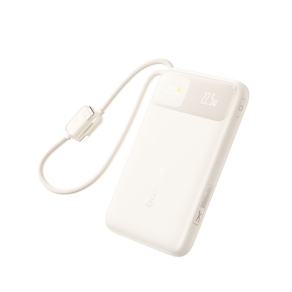 Портативный внешний аккумулятор Baseus EnerFill FC11 10000mAh 22.5W Beige (E0027R05)
