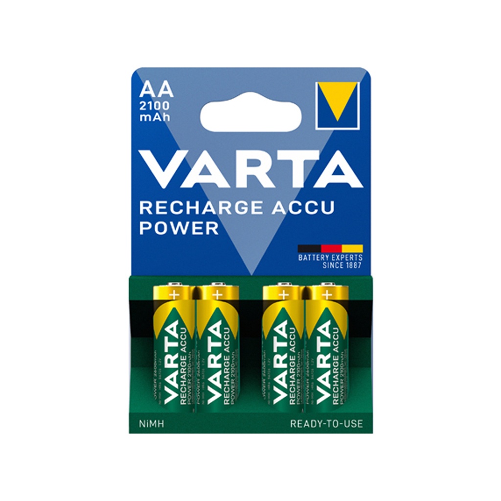 Аккумулятор VARTA R2U Mignon 1.2V - HR6/ AA 2100 мАч (4 шт)