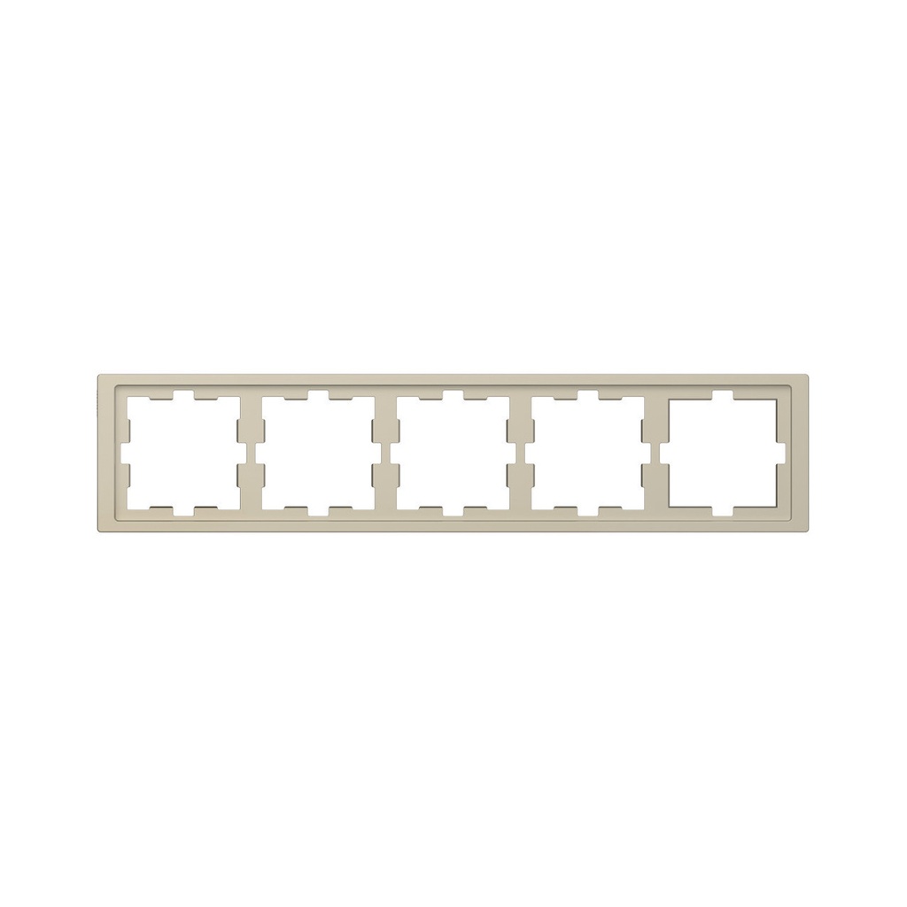 Рамка MERTEN MTN4050-6533 D-Life 5 постовая сахара