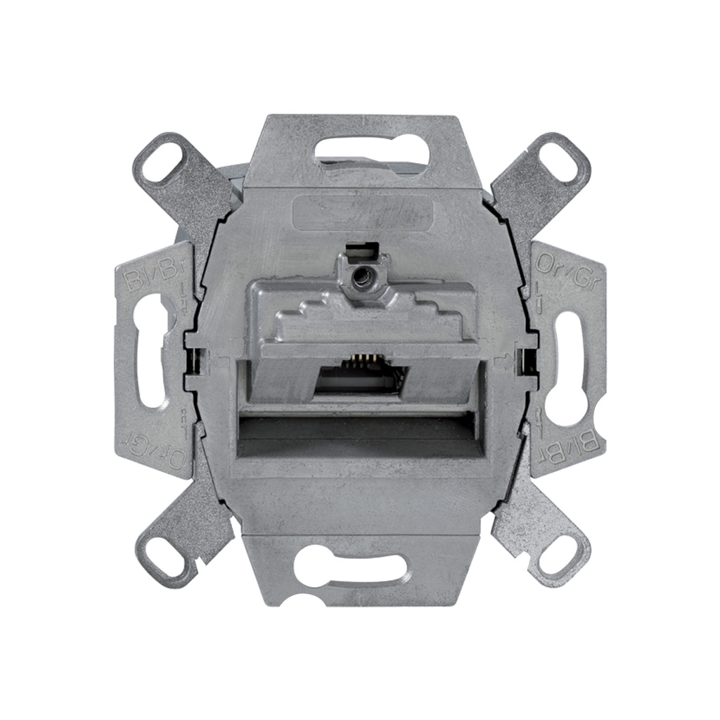 Компьютерная розетка MERTEN MTN4530-0000 RJ45 8 конт. кат.6