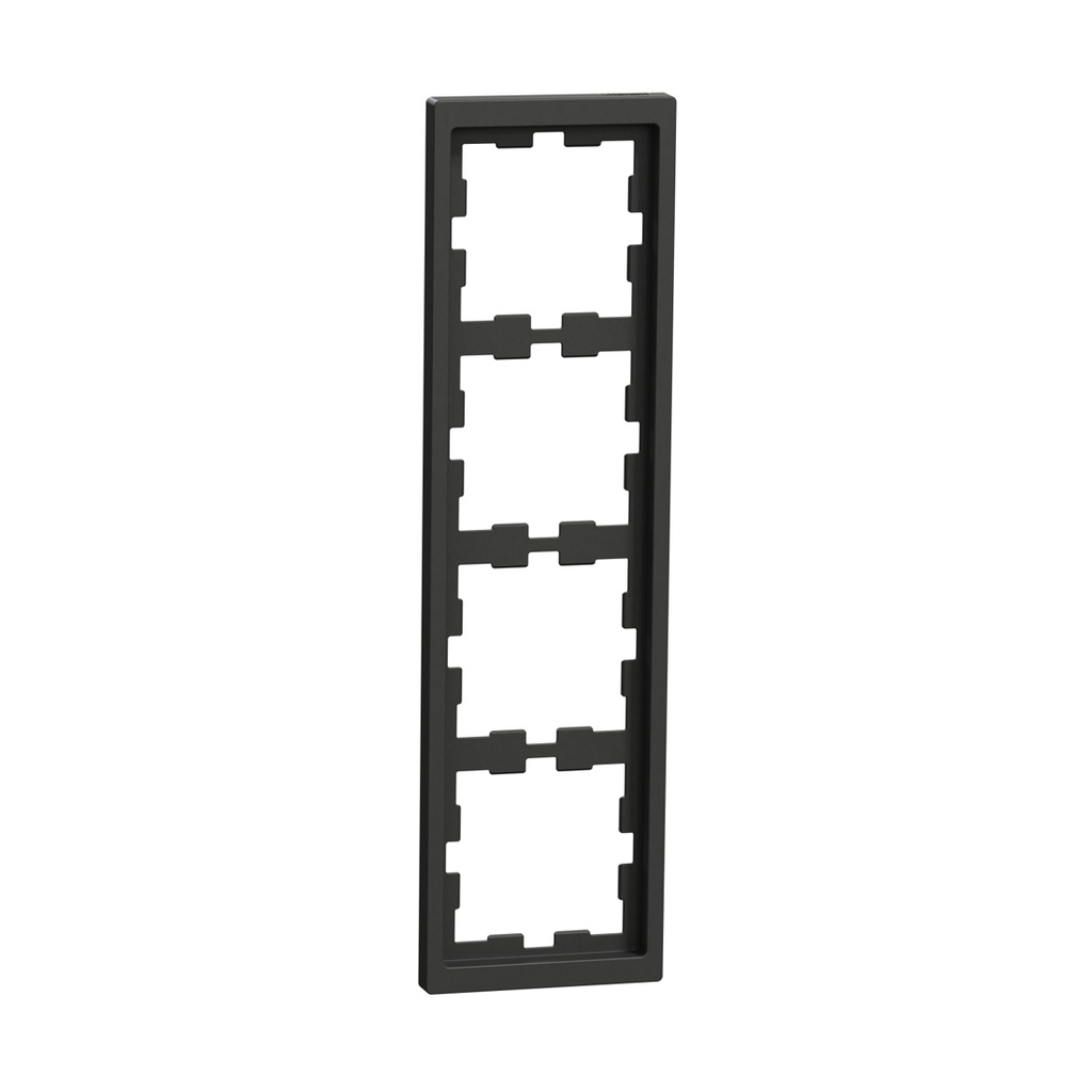 Рамка MERTEN MTN4040-6534 D-Life 4 постовая антрацит