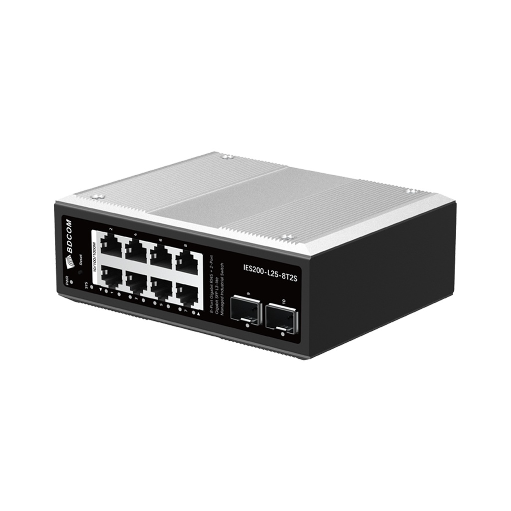 Коммутатор BDCOM IES200-L25-8T2S