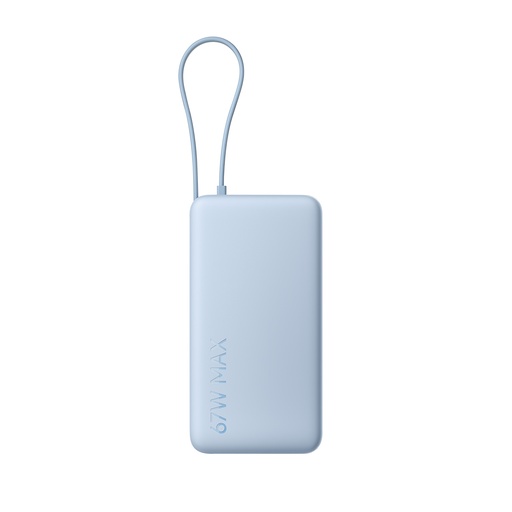 [81468] Портативный внешний аккумулятор Xiaomi 67W Power Bank 20000 (Integrated Cable) Ice Blue