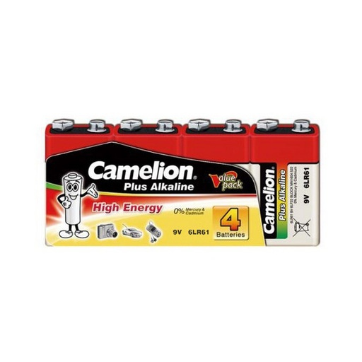 [12778] Батарейка CAMELION Plus Alkaline 6LR61-SP4