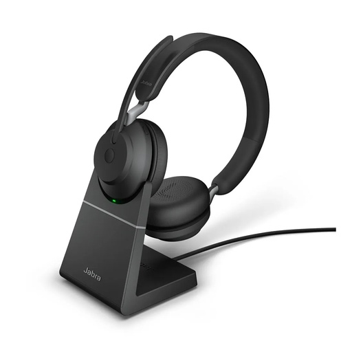 [64271] Гарнитура Jabra Evolve2 65 Link380c MS Stereo Stand Black