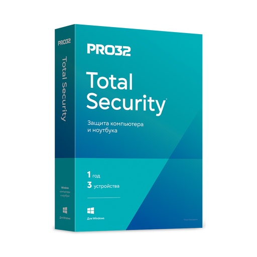 [47141] Антивирус PRO32 Total Security BOX лицензия на 1 год 3ПК