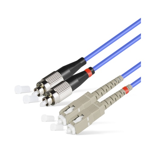 [16905] Патч Корд Оптоволоконный SC/UPC-FC/UPC MM OM4 50/125 Duplex 3.0мм 1 м