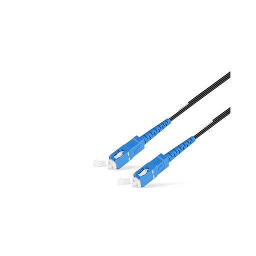 [21972] Абонентский FTTH Патч Корд SС/UPC-SC/UPC SM 1 м Black усил