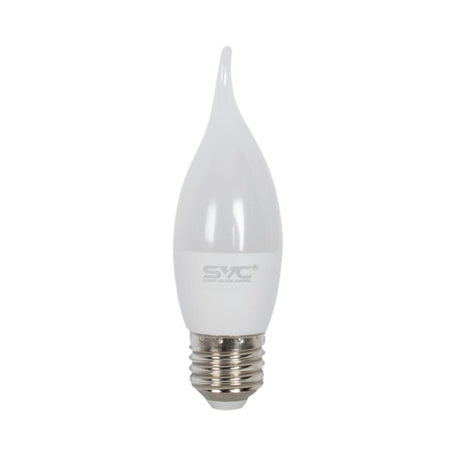 [65867] Лампа светодиодная SVC LED CB35-9W-E27-4000K Свеча на ветру Нейтральный