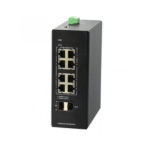 [44230] Индустриальный коммутатор BDCOM IES200-V25-2S8P