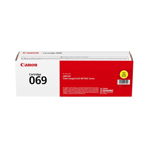 [60956] Картридж Canon CARTRIDGE 069 Yellow