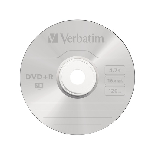 [36144] Диск DVD+R Verbatim (43500) 4.7GB 25штук Незаписанный
