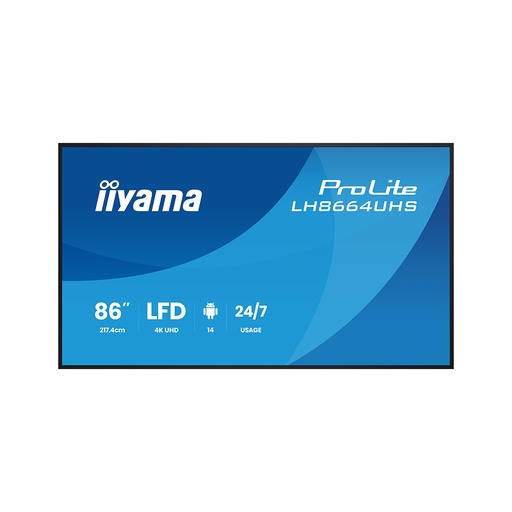 [85609] Монитор iiyama PROLITE PL8664UH LH8664UHS-B3AG 86"
