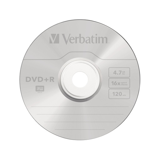 [36143] Диск DVD+R Verbatim (43550) 4.7GB 50штук Незаписанный