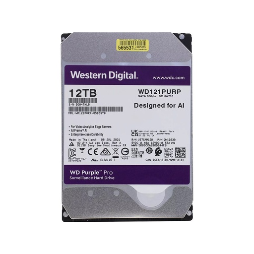 [63314] Жесткий диск Western Digital WD121PURP HDD 12Tb