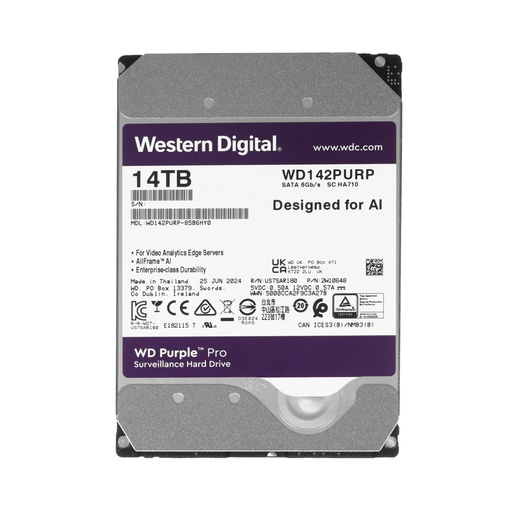 [89056] Жесткий диск Western Digital WD142PURP HDD 14Tb