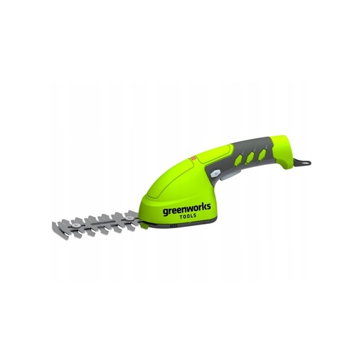 [63055] Садовые ножницы аккумуляторные Greenworks 7,2V со встроенным аккумулятором 2 Aч и телескоп. ручкой
