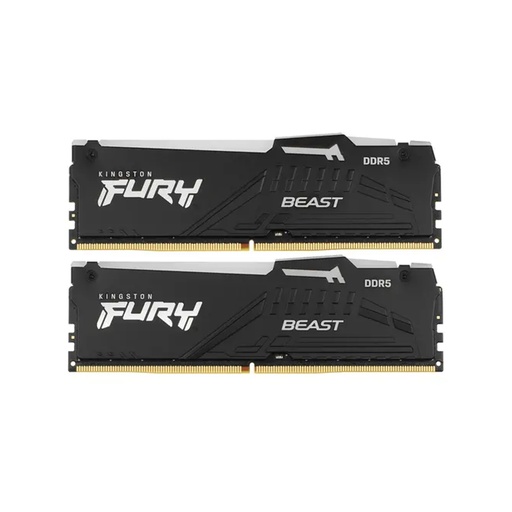 [68325] Комплект модулей памяти Kingston FURY Beast RGB EXPO KF556C36BBEAK2-64 DDR5 64GB (Kit 2x32GB) 5600MH