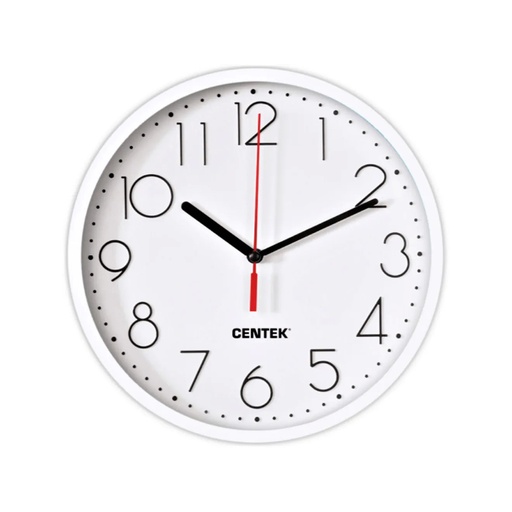 [56374] Часы настенные Centek СТ-7105 Белый