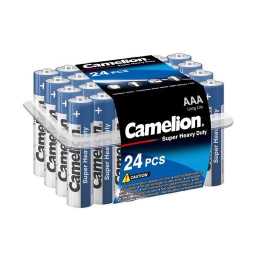 [12775] Батарейка CAMELION Super Heavy Duty R03P-PB24B 24 шт. в упак.