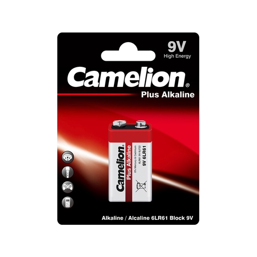 [9721] Батарейка CAMELION Plus Alkaline 6LR61-BP1