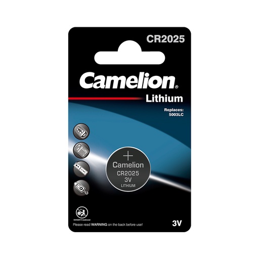 [22351] Батарейка CAMELION Lithium CR2025-BP1