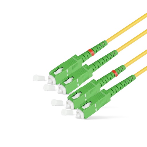 [21659] Патч Корд Оптоволоконный SC/APC-SC/APC SM 9/125 Duplex 2.0мм 1 м