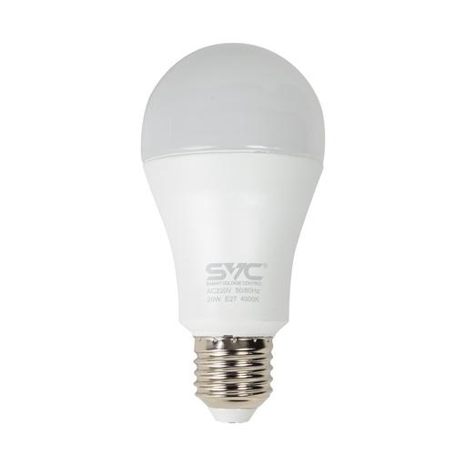 [65575] Лампа светодиодная SVC LED A60-20W-E27-4000K Нейтральный