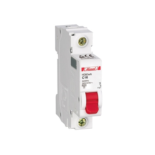 [78820] Автоматический выключатель Himel HDB3w 1Р 16А С 4,5кА