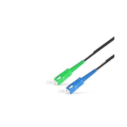 [21973] Абонентский FTTH Патч Корд SС/UPC-SC/APC SM 1 м Black усил