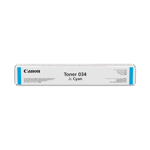[63691] Тонер-картридж Canon Toner 034 Cyan 9453B001AA