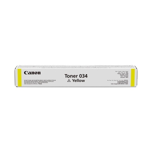 [63689] Тонер-картридж Canon Toner 034 Yellow 9451B001AA