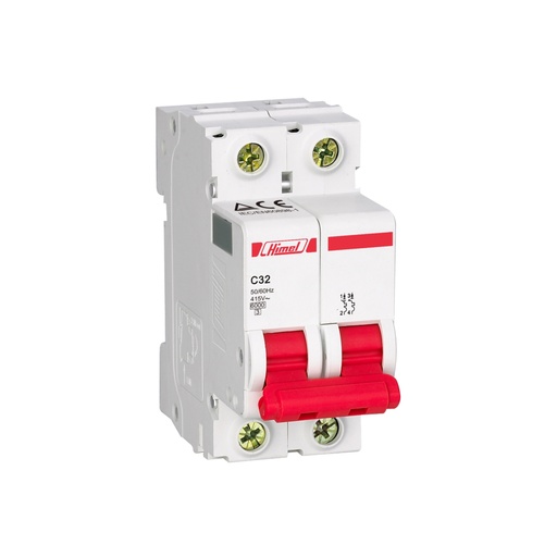 [78834] Автоматический выключатель Himel HDB3w 2Р 6А С 4,5кА