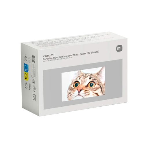 [82380] Фотобумага Xiaomi Portable Dye-Sublimation Photo Paper 20 Sheets