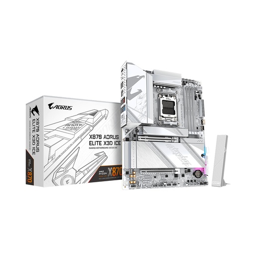 [84190] Материнская плата Gigabyte X870 AORUS ELITE X3D ICE