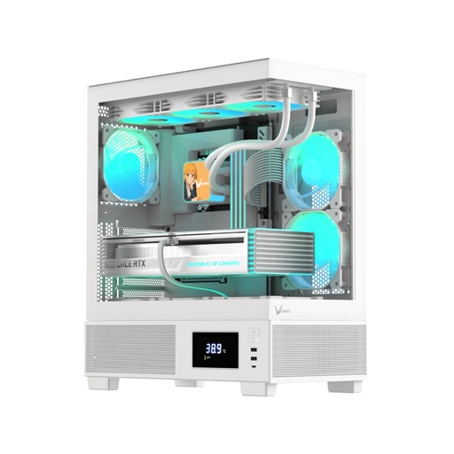 [77787] Компьютерный корпус Formula V Crystal E1 Cosmic White без Б/П