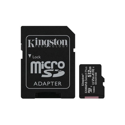 [37726] Карта памяти Kingston SDCS2/512GB Class 10 512GB + адаптер