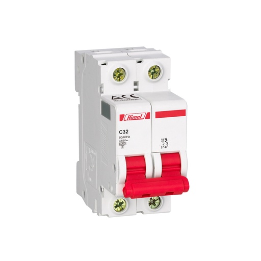 [78830] Автоматический выключатель Himel HDB3w 2Р 25А С 4,5кА