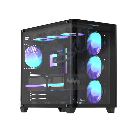 [79645] Компьютерный корпус Formula V Crystal U2 Floe Black без Б/П