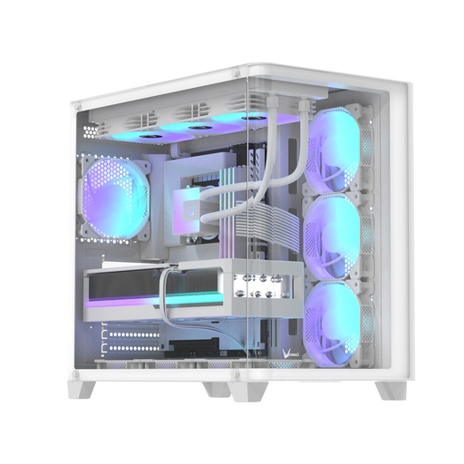 [79646] Компьютерный корпус Formula V Crystal U2 Floe White без Б/П