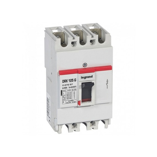 [64656] Автоматический выключатель Legrand 27257 3П 80A DRX125 20kA термомагнитный