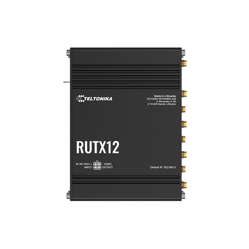 [87631] Роутер Teltonika RUTX12 DUAL LTE CAT6 ROUTER