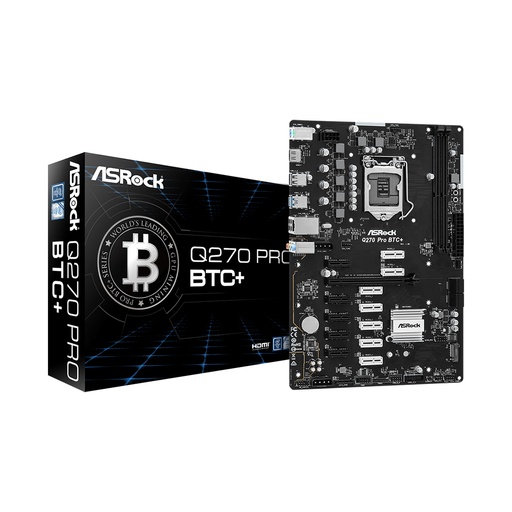 [40819] Материнская плата ASRock Q270 PRO BTC+