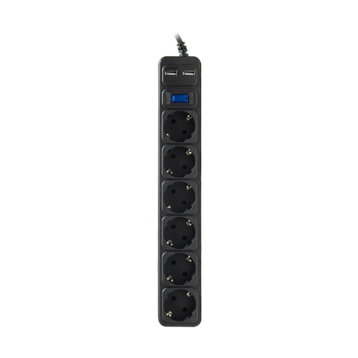 [43725] Сетевой фильтр SVC ZC6S-30M-USB 3 м. 220 в.