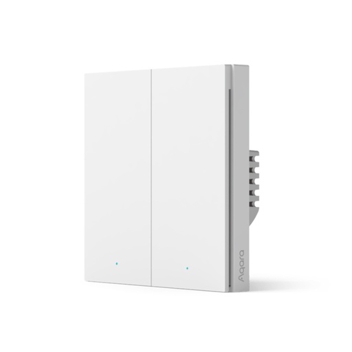 [47383] Настенный выключатель двухклавишный Aqara Smart Wall Switch H1 (With Neutral, Double Rocker)
